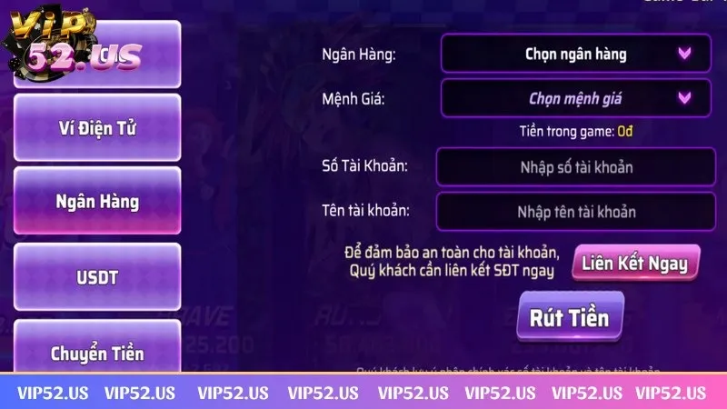 Cần điền đúng các thông tin để rút tiền thành công Cần điền đúng các thông tin để rút tiền thành công